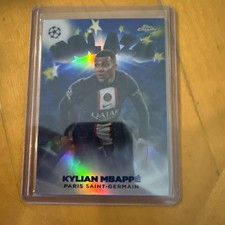 2022-23 Topps Chrome UCL UEFA  Kylian Mbappe Golazo Blue Refractor /150