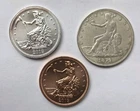 Set Of 3 : 2 Zombucks SLAYED  + 1 "TRADE Dollar" Round * Silver & Copper Rounds