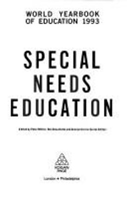 World Yearbook of Education 1993 : Special Needs Education Hardco