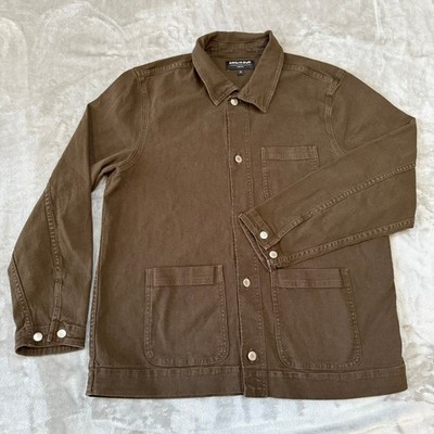 American Giant Roughneck Chore Jacket Mens XL Brown Canvas Unisex $200 USA NWOT