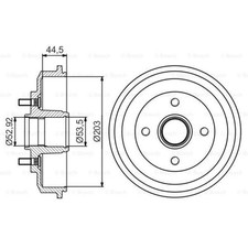 Tambour de frein Ford FUSION