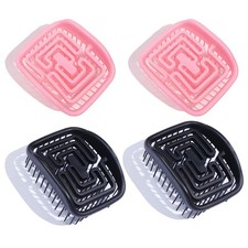4 Pack Scalp Massager Shampoo Brush Hair Growth Flexible Scalp Scrubber Dandr...