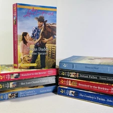 Love Inspired Cowboys LOT OF 8 Large Print Mass Markets