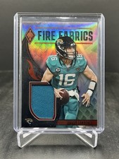 2023 Panini Phoenix Football Trevor Lawrence Fire Fabrics Patch 037/150 #FIRE-5