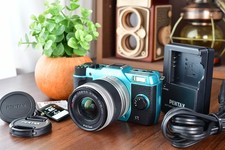     Excellent 5 PENTAX Q10 mint green 12.4MP Shutter Count  458/ From Japan