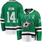 Toppa Uomo Fanatici Jamie Benn Kelly Verde Dallas Stars Capitano Casa Breakaway