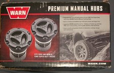 Warn 95060 Premium Manual Locking Hubs Black For 2005-2020 Ford Super Duty