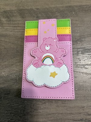 Super Cute Care Bears Card Holder New Snap Button Closure New Pink