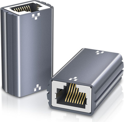2x LAN Kabel Verbinder RJ45 Kupplung Cat8 Cat7 Cat6 Cat5e 10G Ethernet