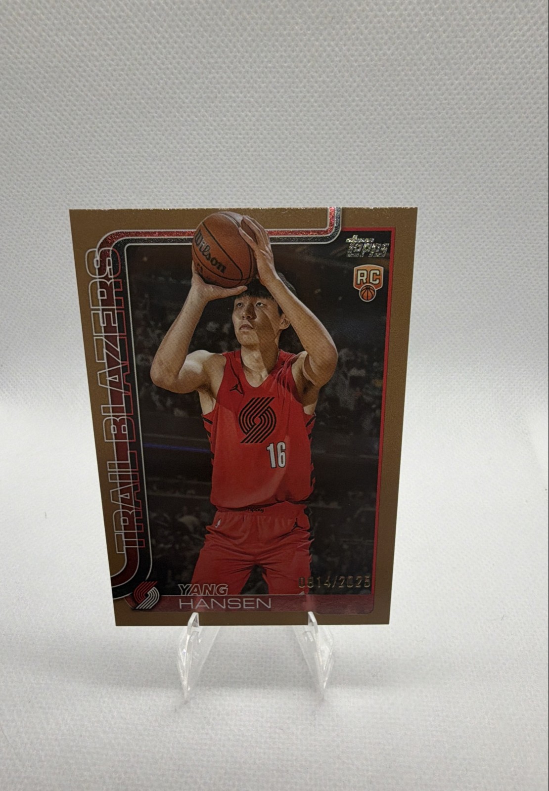 2025-26 Topps - Yang Hansen #216 Gold /2025 (RC)