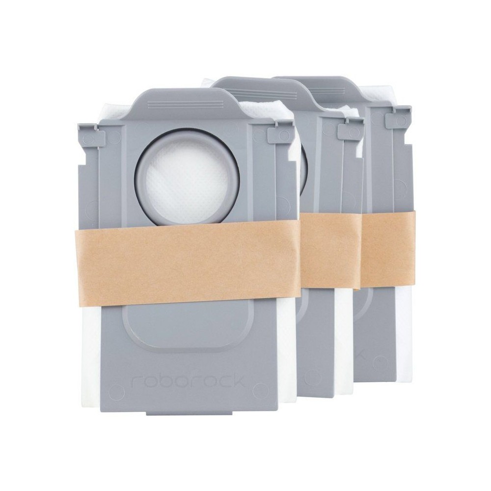 Sacs à poussière Roborock QRevo Saros blanc pack de 3 filtres station