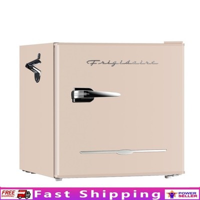 Retro Mini Refrigerator Compact Energy Efficient Stylish Storage Ideal Office US
