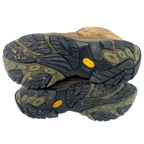 Botas de Senderismo Merrell Moab 2 Para Hombres 12 Cuero Marrón Tierra Trail J06051 - Imagen 9 de 10