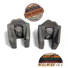 Jeep Wrangler TJ LJ 97-06 Front Hood Hold Down Catch Bracket  OEM Pair