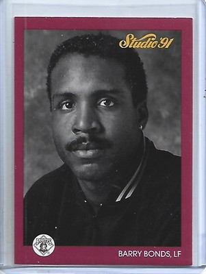 Barry Bonds 1991 Leaf Studio Baseball Card #222-Pittsburgh Pirates