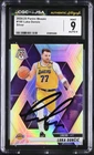 Luka Doncic Signed Mosaic Silver Card JSA 9 CGC 9 LA Lakers Uni Auto Autograph