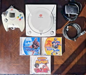 BUNDLE! Sega Dreamcast system console, 3 games & one controller | 2K Rumble DC🔥