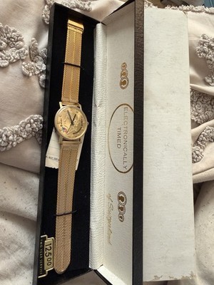 GENOVA ELECTRONICALLY TIMED SWISS WATCH 1776-1976 BICENTENNIAL