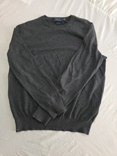 polo ralph lauren pima cotton sweater Gray Medium