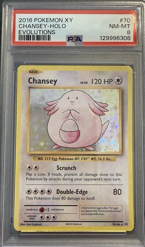 Chansey graded PSA 8 for sale on eBay