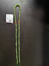 HeTian Green Jade Necklace 6mm