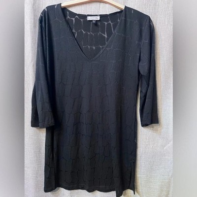 J-valdi Women's Black Cover-ups