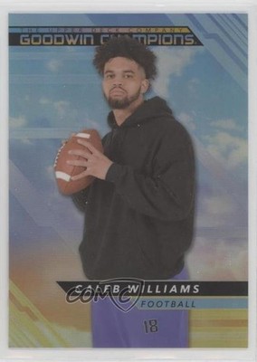 2022 Upper Deck Goodwin Champions Platinum Sky 95/99 Caleb Williams #P28 o7m