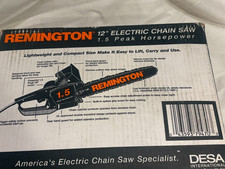 New Remington Electric 12-inch Chainsaw 1.5 H...