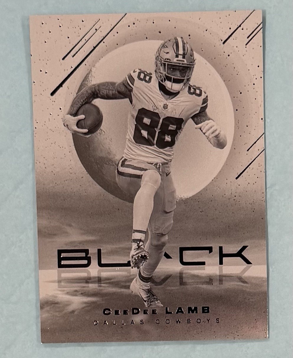 2022 Panini Black CeeDee Lamb White Night SP #WN-20 Cowboys