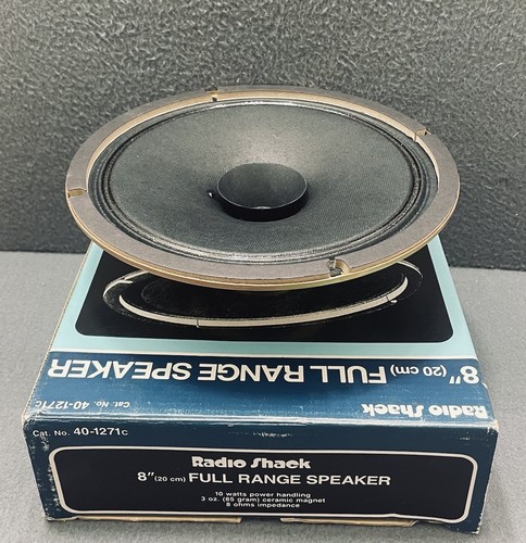 Radio Shack 8” Full Range Speaker 40-1271c NOS - Picture 2 of 7