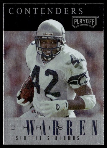 1995 Playoff Contenders Chris Warren #41 card