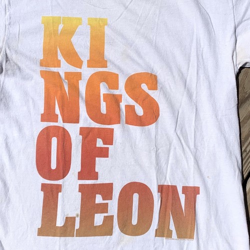 Kings Of Leon Rainbow Logo T Shirt No Age Rip Off Design Adult Size Small - Picture 2 of 6