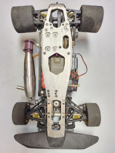 Vintage Serpent Vector V Nitro RC Car AWD w/ Mauro Collari RB Concept Engine - Picture 15 of 24