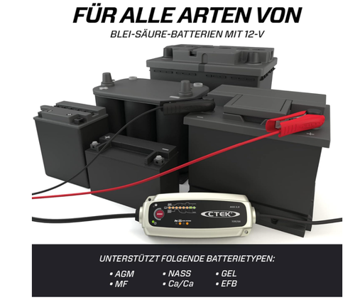 CTEK Batterieladegerät MXS 5.0 12V 5A Erhaltungsgerät 1,2-160 Ah - Bild 4 von 7