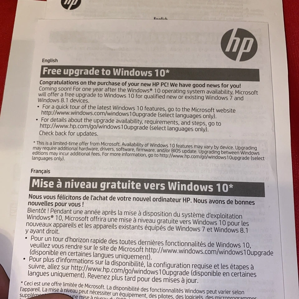 HP Operating System DVD Windows 8.1 Pro 748764-DN2 disc plus free upgrade - Image 3 of 4