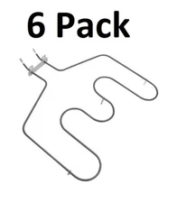 (6) Replacement Range Oven Bake Elements for GE WB44T10011 PS249286