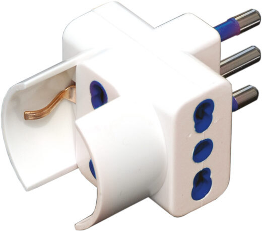 KARMA CC9559 ADATTATORE DI CORRENTE MULTIPRESA SPINA 16A 3 PRESE 10/16A O 1 SHUK