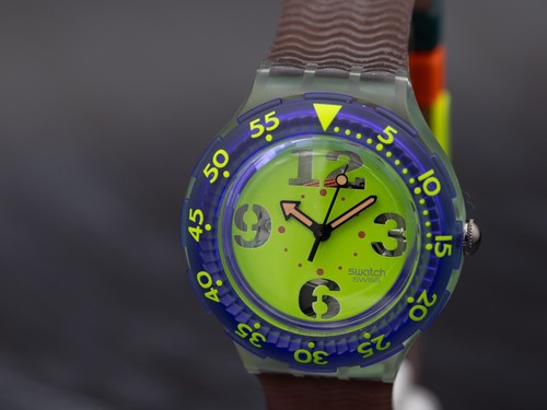 SWATCH "SPRAY UP" Scuba 200 Armbanduhr | Neu & OVP | 38 mm | SDN103 | 1992 - Bild 3 von 6