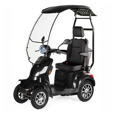 4-Rad-Elektro-Scooter Faster mit Verdeck und verstellbarem Kapit&auml;nssitz 1000W