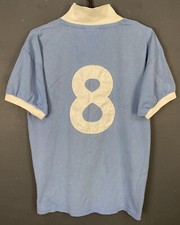 RETRO REPLICA MENS MANCHESTER CITY 1977/1978 FOOTBALL SOCCER SHIRT JERSEY SIZE S