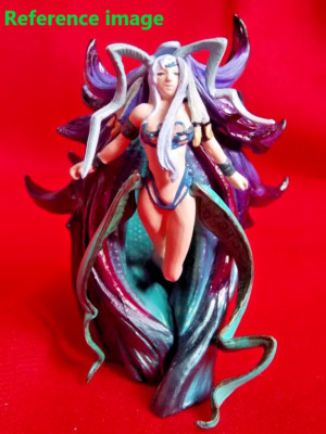   Ungeöffnet! SQUARE ENIX FINAL FANTASY YUNALESCA 3'' 7,5cm MASSIVE PVC FIGUR   UK