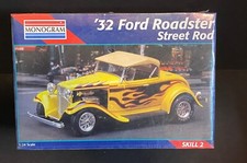 Monogram 1932 Ford Roadster Street Rod 1:24 Scale Model Kit 2718 Factory Sealed