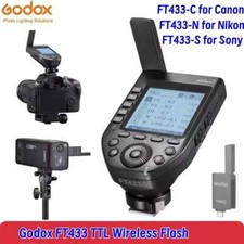 Godox FT433C FT433N FT433S FR433 Wireless TTL Flash Trigger for Sony Nikon Canon