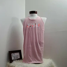 Victoria's Secret  PINK Twist Back Tank Top in Chalk Rose Floral (S/M/L/XL)