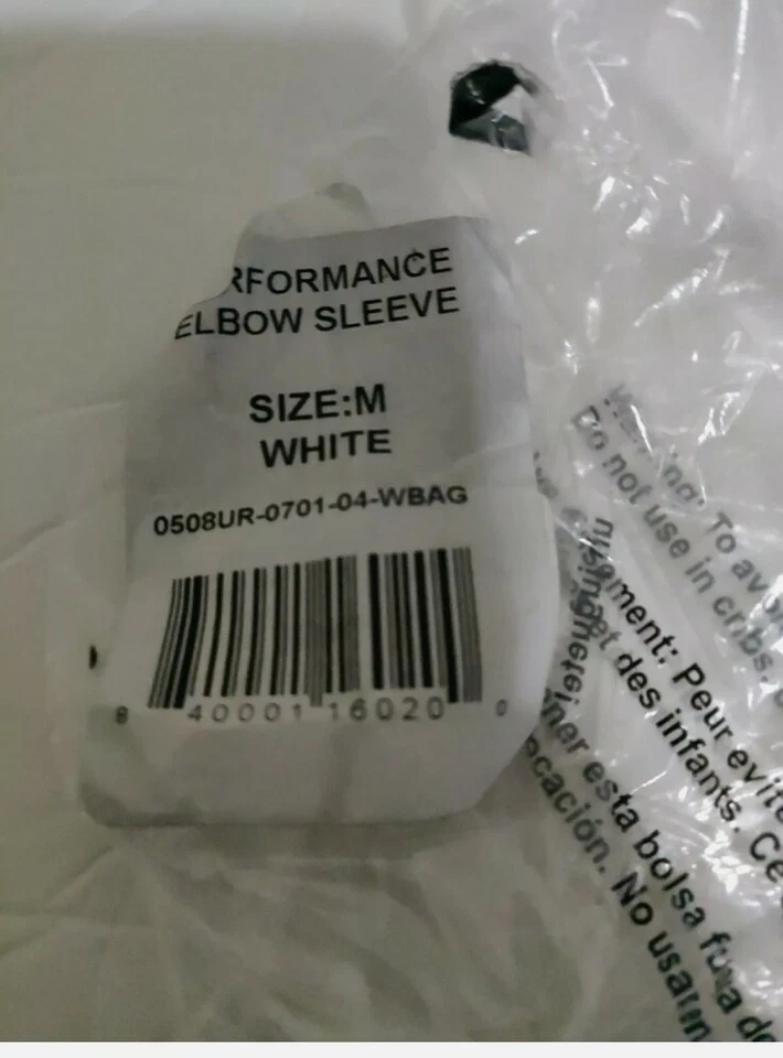 TOMMIE Cooper Women's Performance Elbow Sleeve Medium/ White - Image 3 of 3