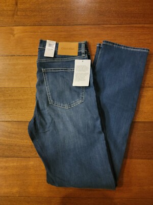 Calvin Klein Men's 5 Pocket Style Slim Fit Straight Jeans, Ashton, Size 32X34