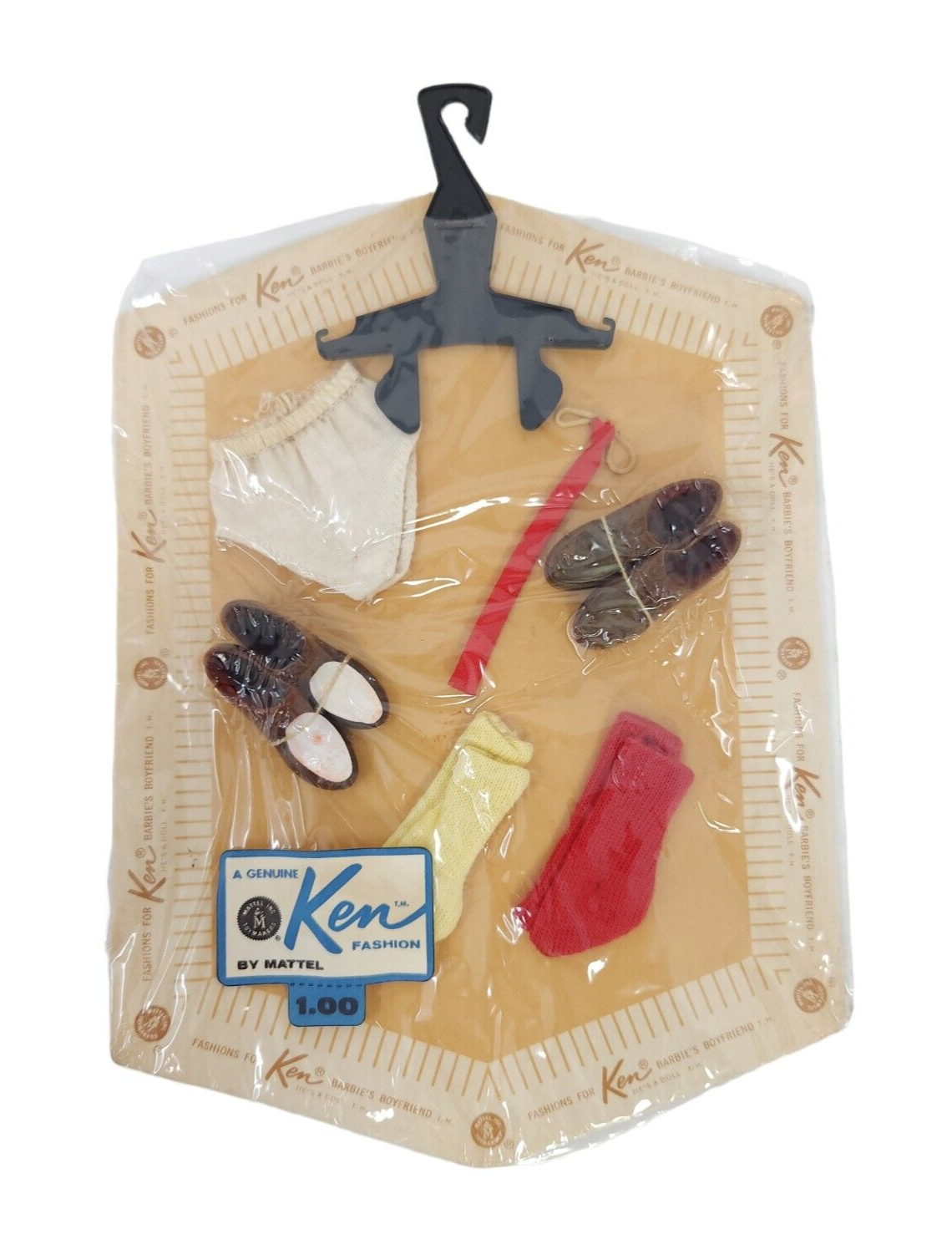 Vintage 1962 Mattel Barbie Ken Doll Clothes & Accessories Sealed Original Pack