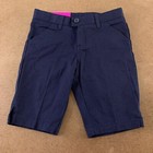 French Toast Girls Size 6X Navy Flat Front Uniform Bermuda Shorts Nwt