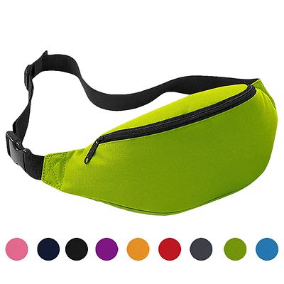 Unisex Wasserdicht Einfarbig Oxford Reise Gürteltasche Hüfttaschen Gürteltasche 