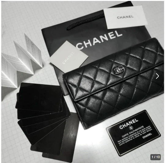 Chanel Classic Trifold Pink Flap Wallet Quilted Lambskin - Fleur